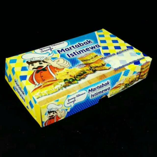 

KOTAK MARTABAK - DUS KEMASAN MAKANAN SIZE 21 X 13,5 - ISI 100 PCS