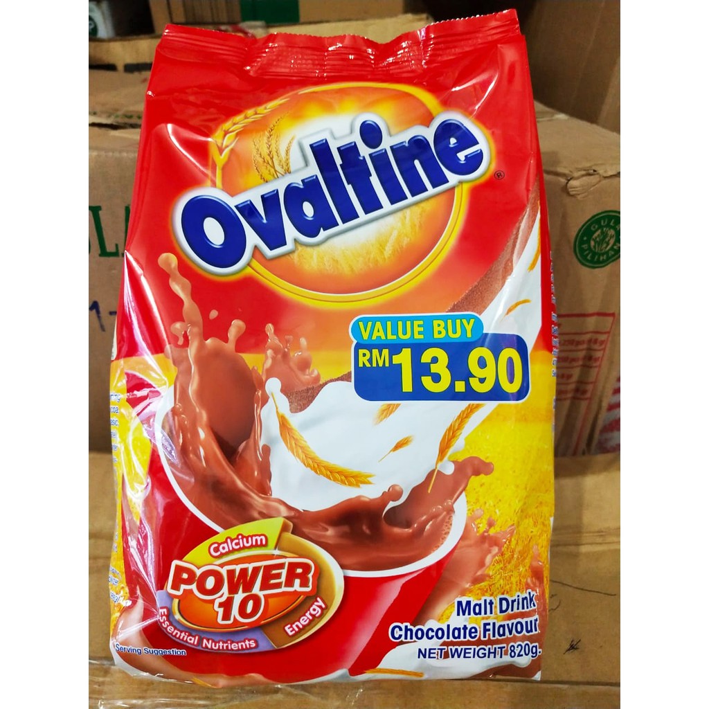 

Susu Ovaltine Power 10 Malt Drink Chocolate Flavour 820Gr Import