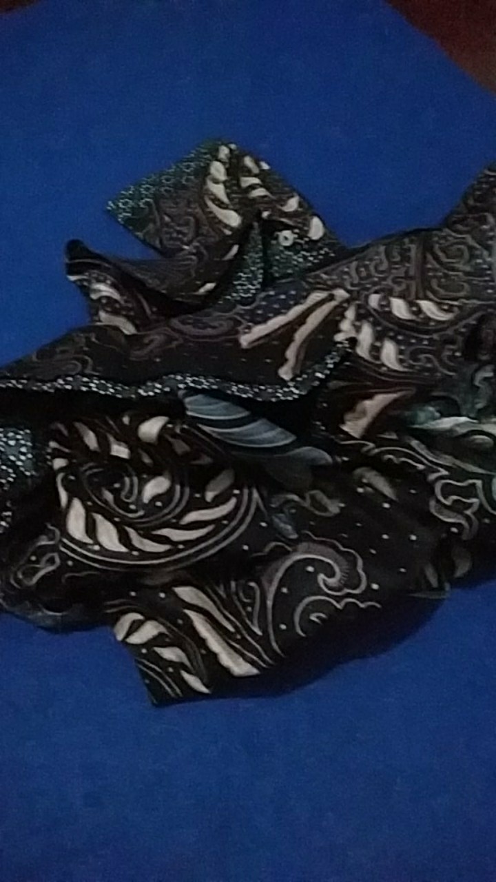 Tey-17 Batik Wanita Asj Sa Hrb026 Kenongo Kemeja Tosca Pendek