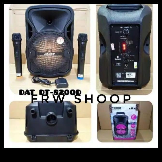 Speaker Portable Wireless Dat Dt 820 Qd / Dt820Qd / Dt-820Qd Bluetooth Kode 662