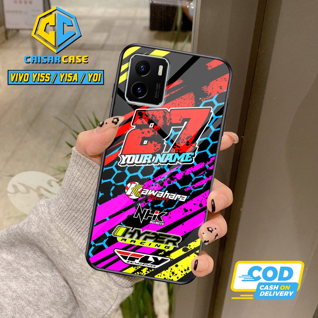 Kaisar Case - Case Hp Racing  Vivo Y15S / Y15A / Y01 (2D04RC) Bisa Pakai Nama Dan Nomor Sesukamu Fas