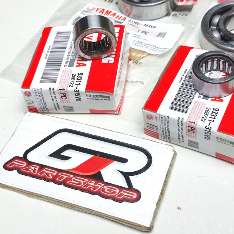 bearing set rasio japan rx king ori ygp rxking rx-king klaher laher lahar bering gear ratio gir original yamaha