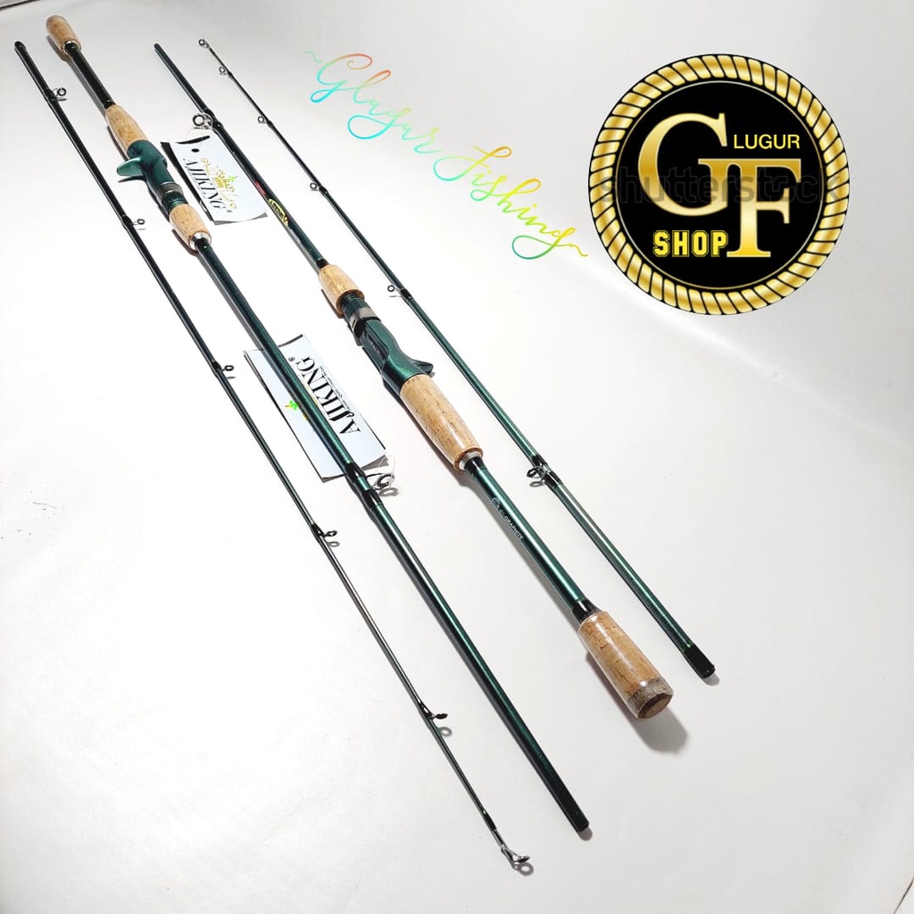 JORAN BC AJIKING CASTING ROD AJIKING X AX 602MC / AX 662MC - LINE TEST : 8-17LB