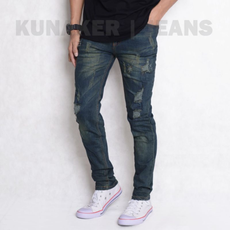 celana sof jeans sobek orignal by kunakers - celana jeans pria sobek -celana jeans sobek-celanasobek