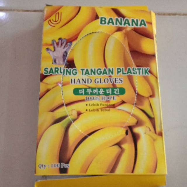 

Sarung tangan plastik