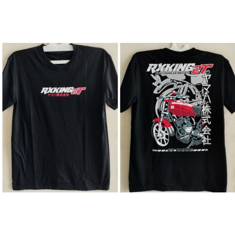 KAOS DISTRO RX KING 2T HITAM