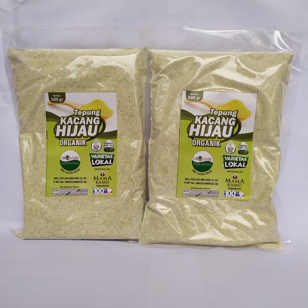 

Tepung Kacang Hijau Organik Mama Kamu - Kemasan 500gr