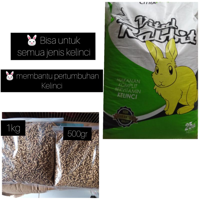 Vital Rabbit pelet kelinci pakan kelinci