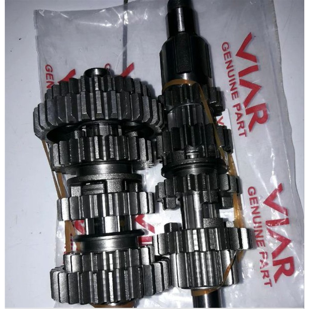Gigi transmisi roda tiga karya viar- main shaft assy roda tiga viar karya 300cc