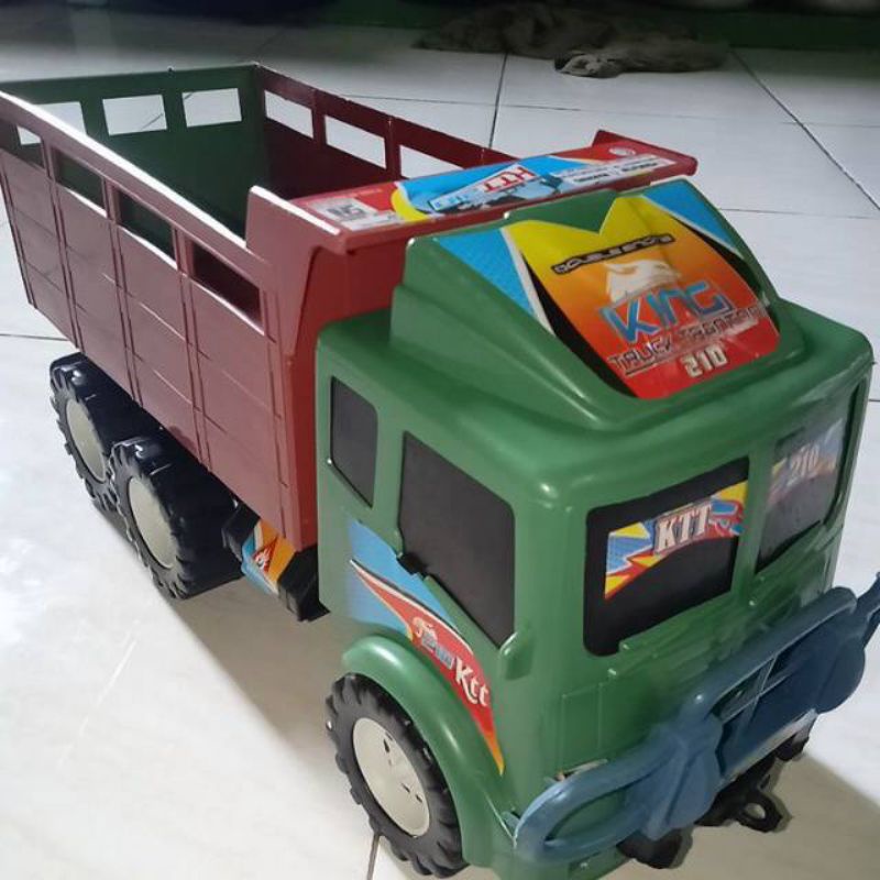 Maina anak laki laki mobil truk tronton besar - Truck pasir jumbo - mainan truk ktt