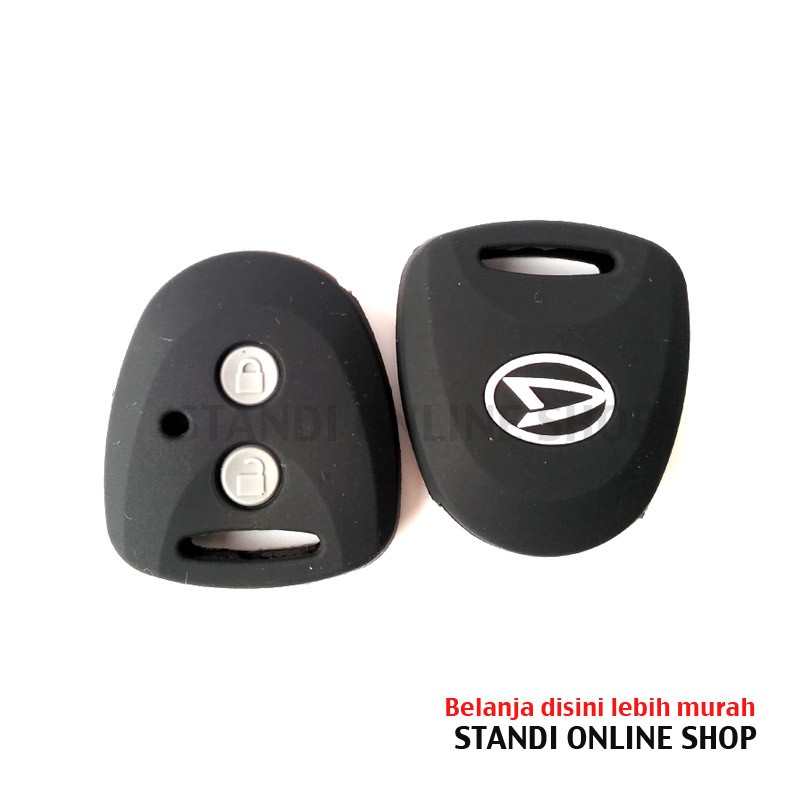 Kondom Kunci Silikon Remote Keyshirt Daihatsu Grand New Xenia Hitam