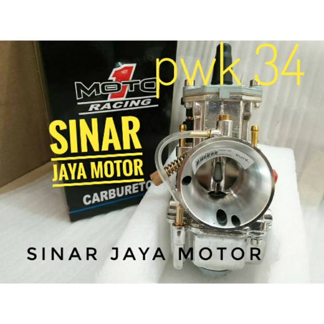 Karburator karbu carburator pwk 30 34 moto1 racing ori mudah seting