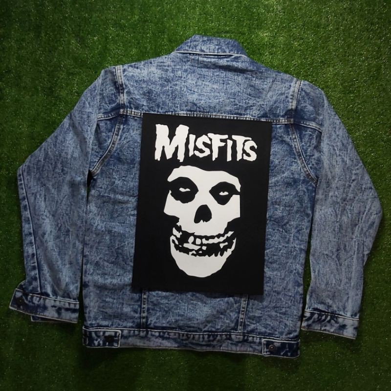 BACKPATCH MISFITS SABLON BIG SIZE BEST QUALITY