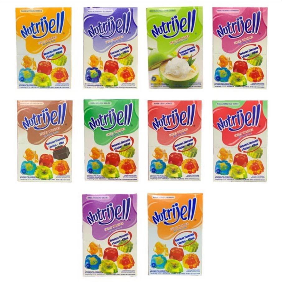 

Nutrijell Serbuk Jelly 15g Semua Varian Rasa