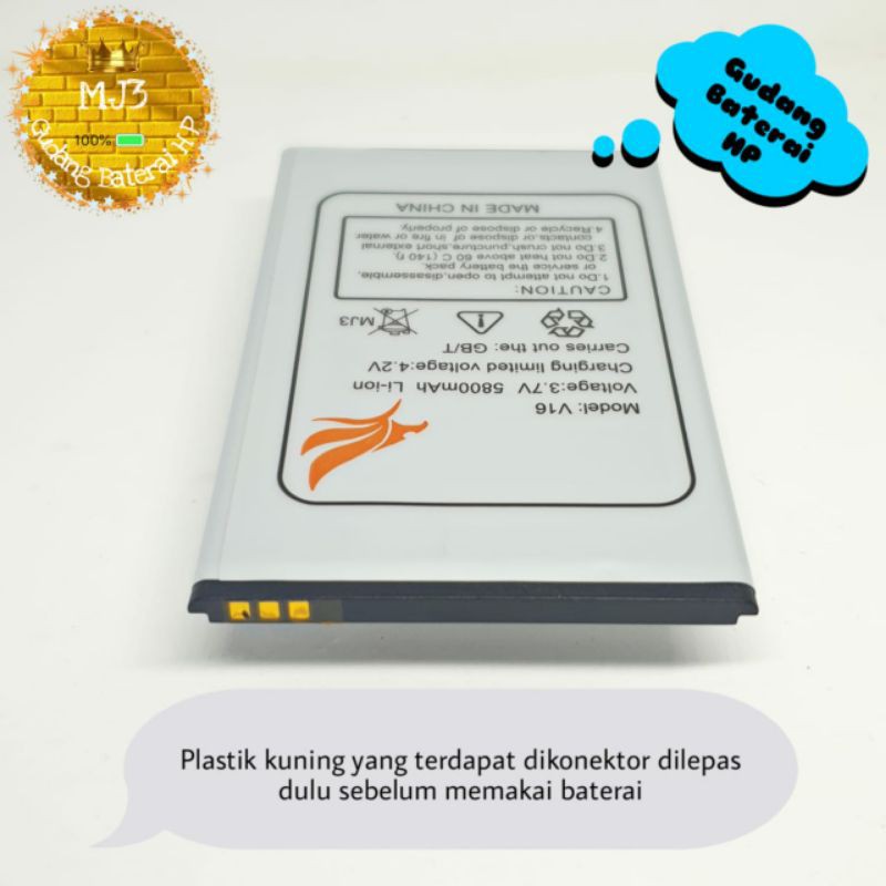 Baterai battery batre maxtron V16