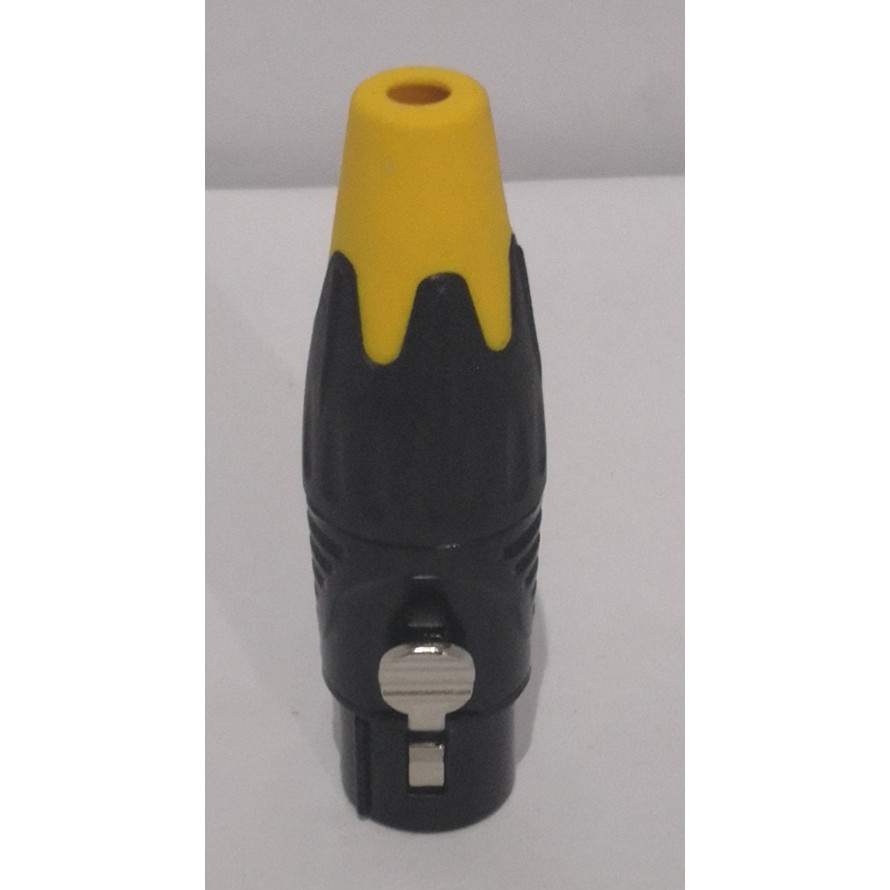 SOKET CANON XLR CEWE / FAMALE WARNA KUNING STX
