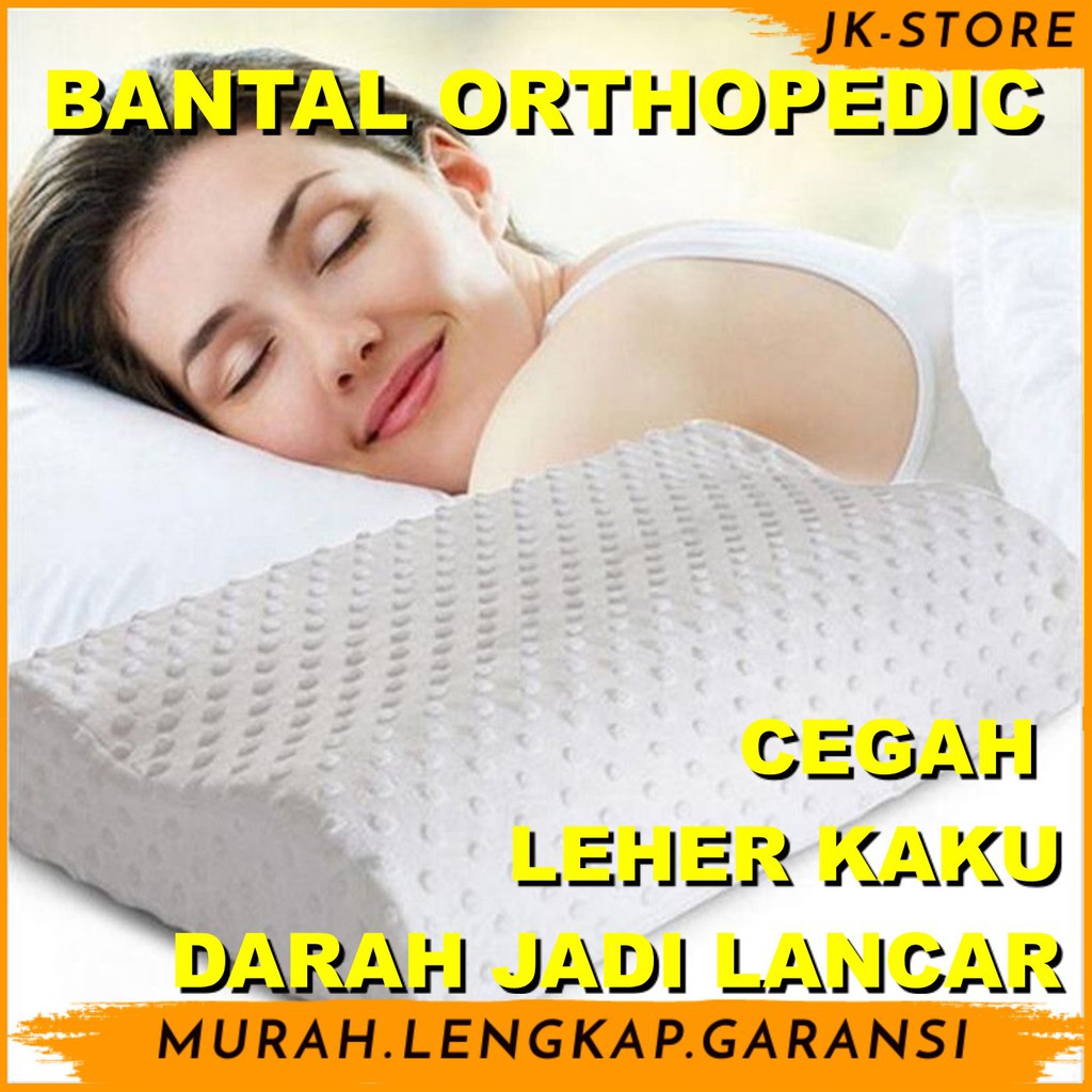 Grab Medan BANTAL LEHER Bantal Orthopedic Memory Foam Slow Rebound -JK-STORE