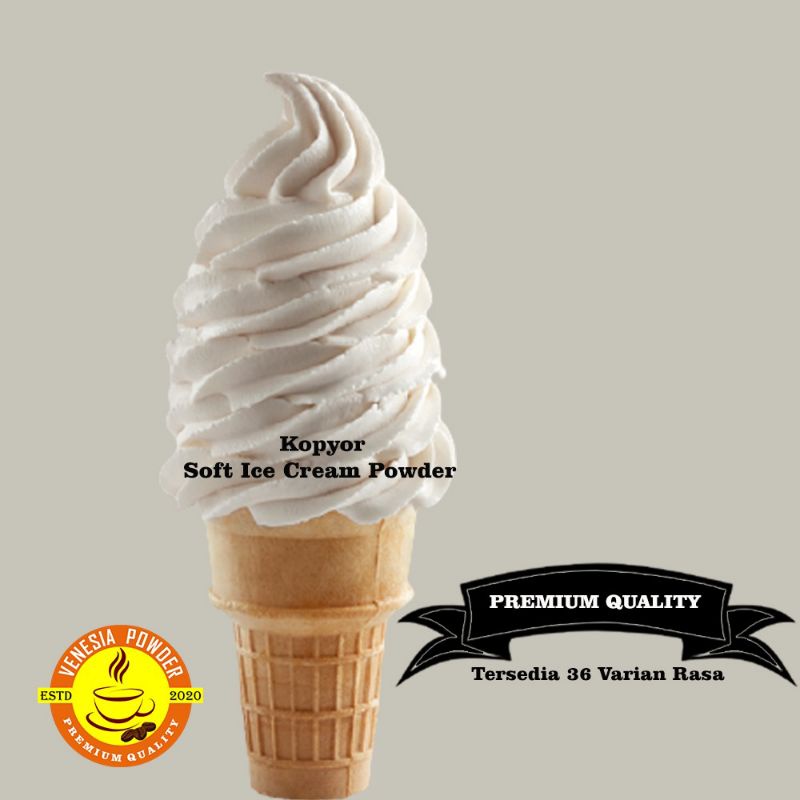 

SOFT ICE CREAM RASA KOPYOR TERLARIS - BUBUK ES KRIM KOPYOR TERLARIS - BUBUK ES KRIM