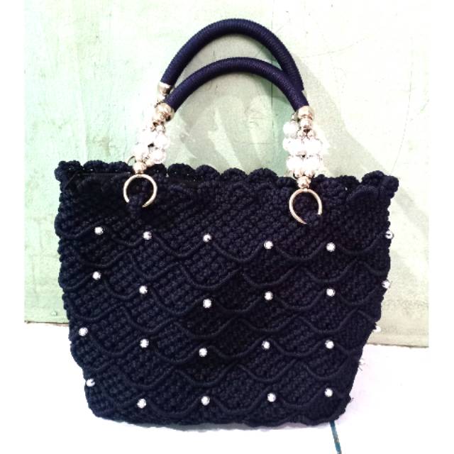 Tas talikur motif gelombang