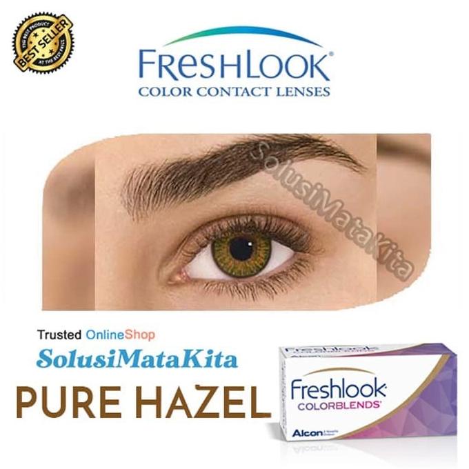 Softlens Freshlook ColorBlends - Pure Hazel -3.25 s/d -8.00 | Alcon