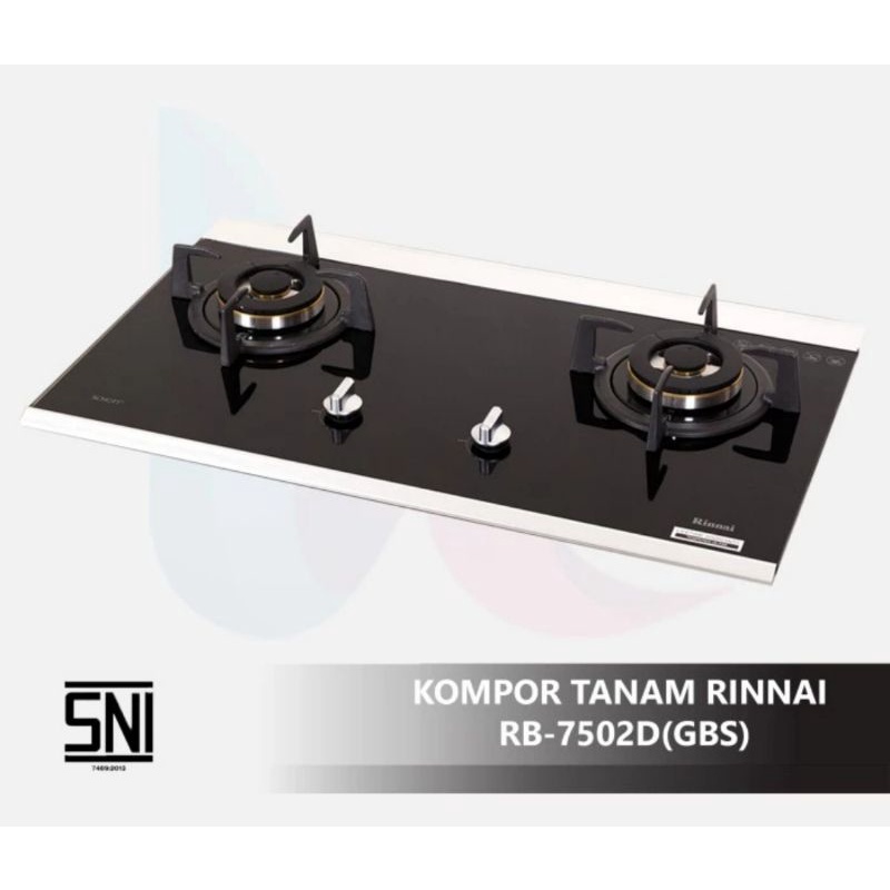 Kompor tanam gas Rinnai RB 7502D GBS