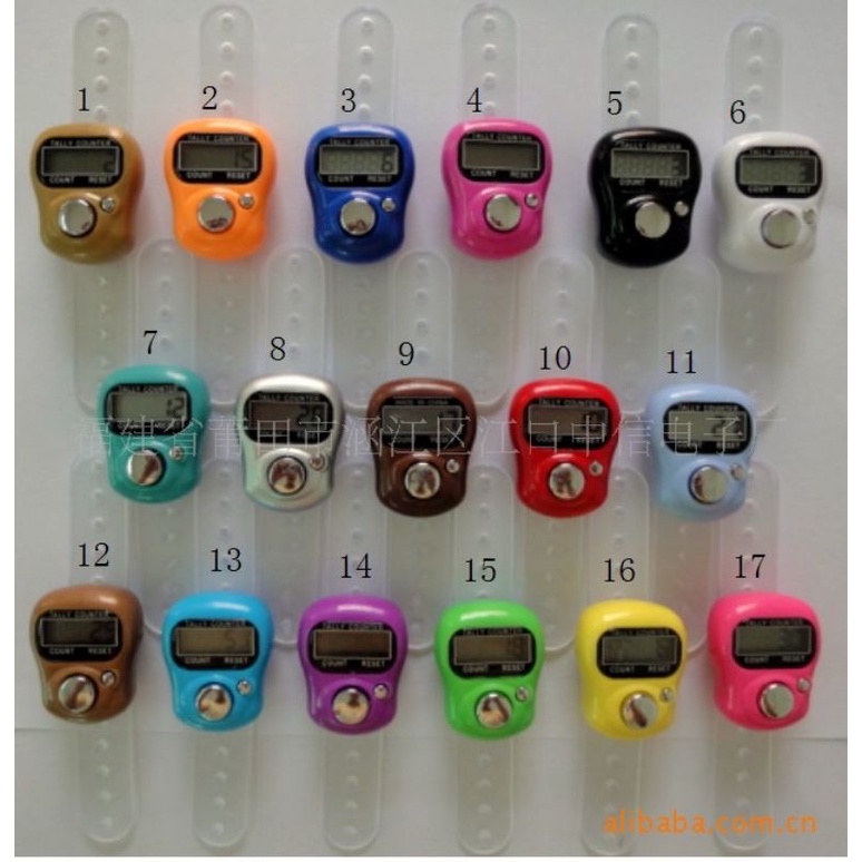 SXH Tasbih Digital Mini / Alat Hitung Tasbih Elektrik / Finger Tally Counter Mini