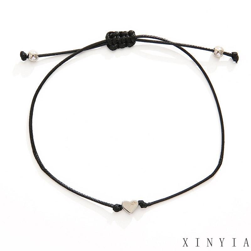 2pcs Gelang Tangan Pasangan / Pria / Wanita Warna Hitam / Putih