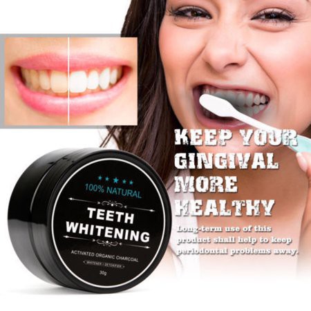 Pemutih Gigi Tercepat Alami Natural (ASLI) Teeth Whitening Charcoal Aman BPOM odol pasta gigi