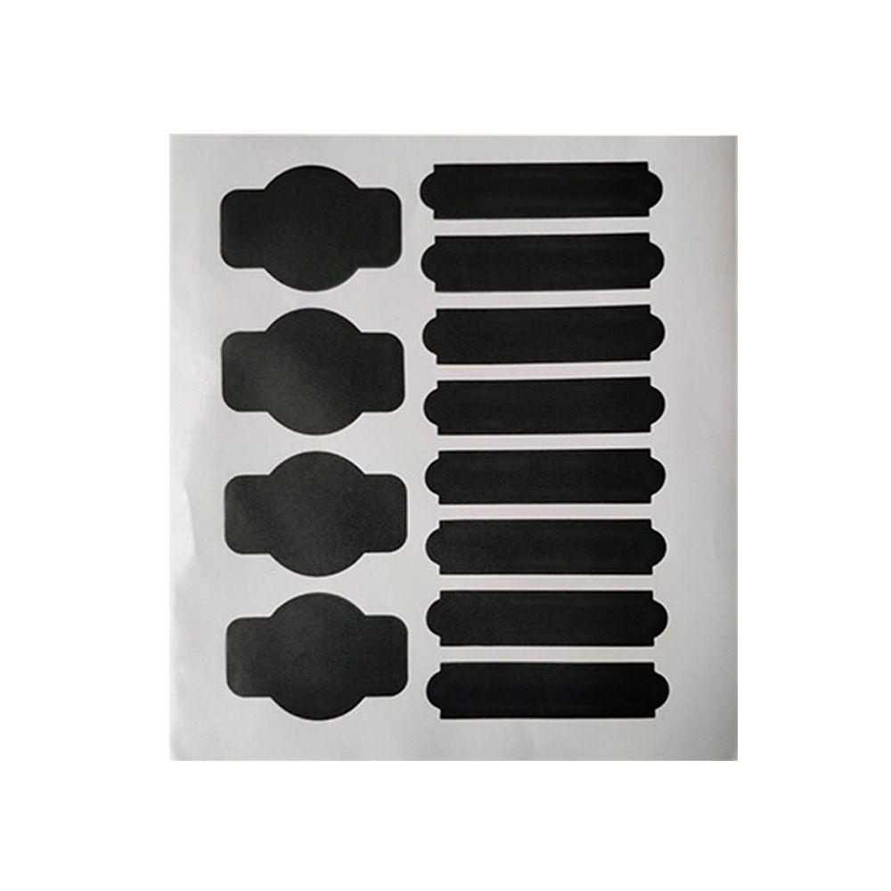 Solighter 12/36PCS Papan Tulis Stiker Multi-Fungsi Dapur Organizer Penanda Papan Hitam