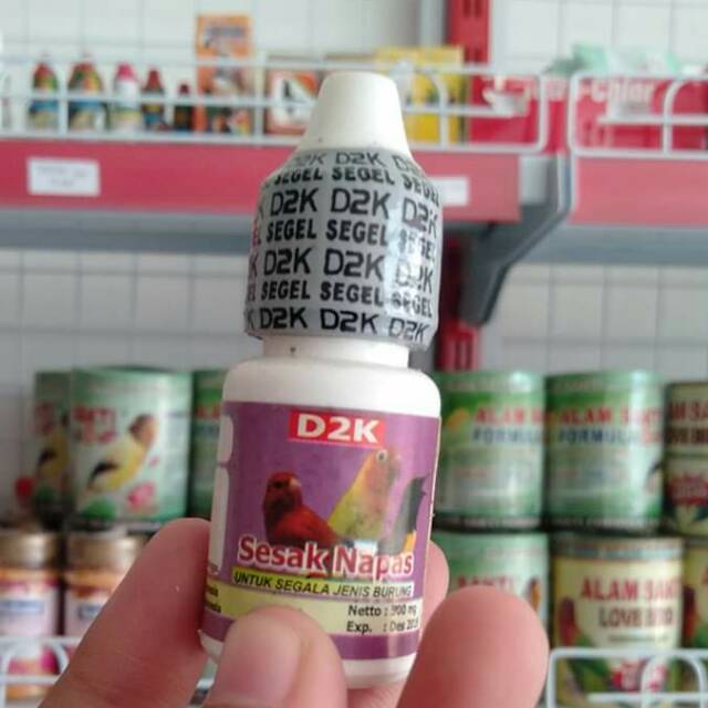 D2K SESAK NAFAS obat burung d2k