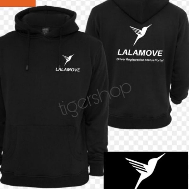 SWITER HOODIE PLEECE UNISEX LOGO LALAMOVE SIMPLE KEREN