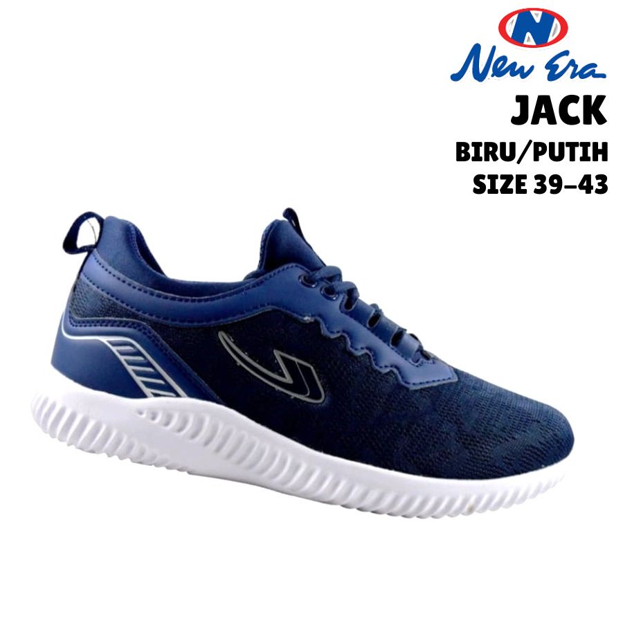 SEPATU OLAHRAGA NEW ERA JACK - CRIMSON SEPATU SNEAKER COWOK PRIA WANITA SEPATU LARI