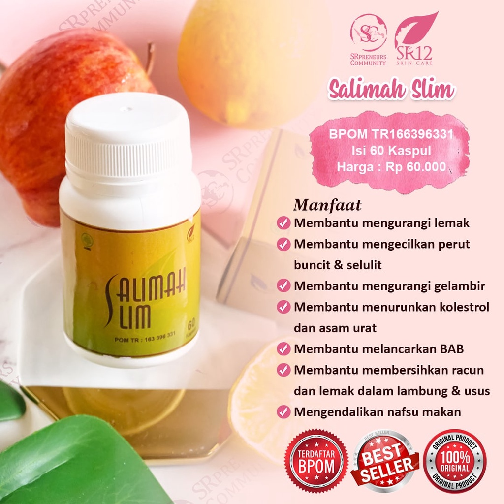 

SALIMAH SLIM SR12 HERBAL ALAMI PELANGSING TUBUH