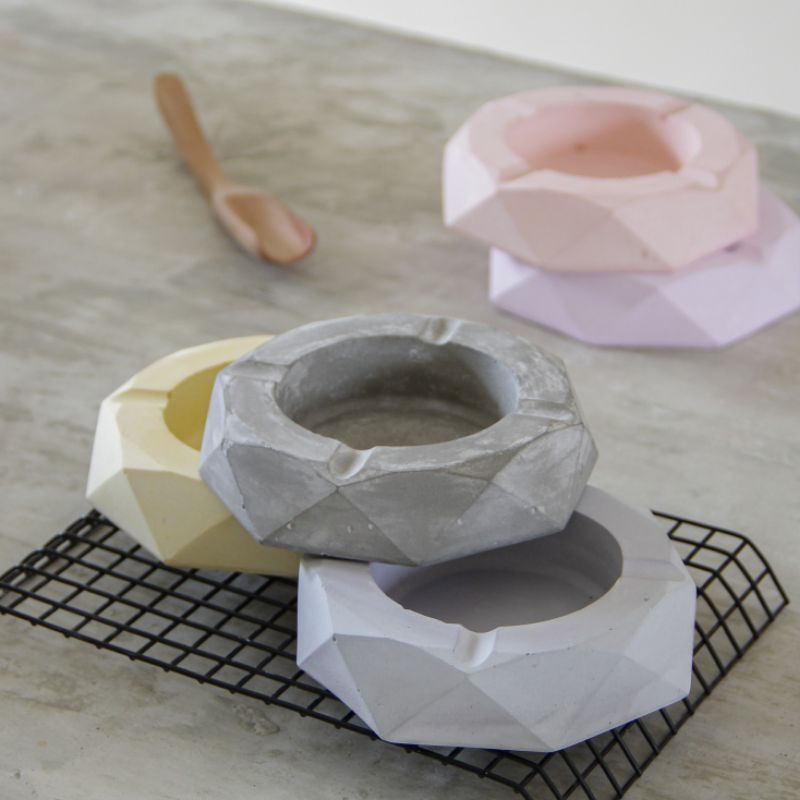 ASBAK POLOS/ ASBAK LUCU / ASBAK CONCRETE / AESTHETIK / ASBAK WARNA/ HANDMADE