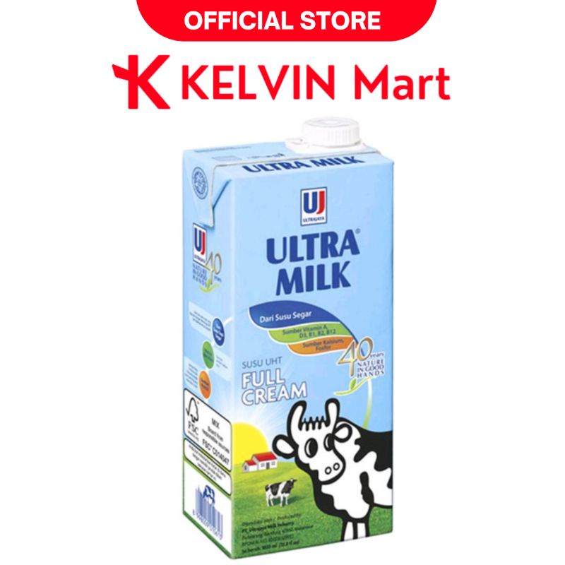 

Ultra Milk Vanilla Susu UHT Full Cream pck 1000mL / 1 Liter | KELVIN Mart