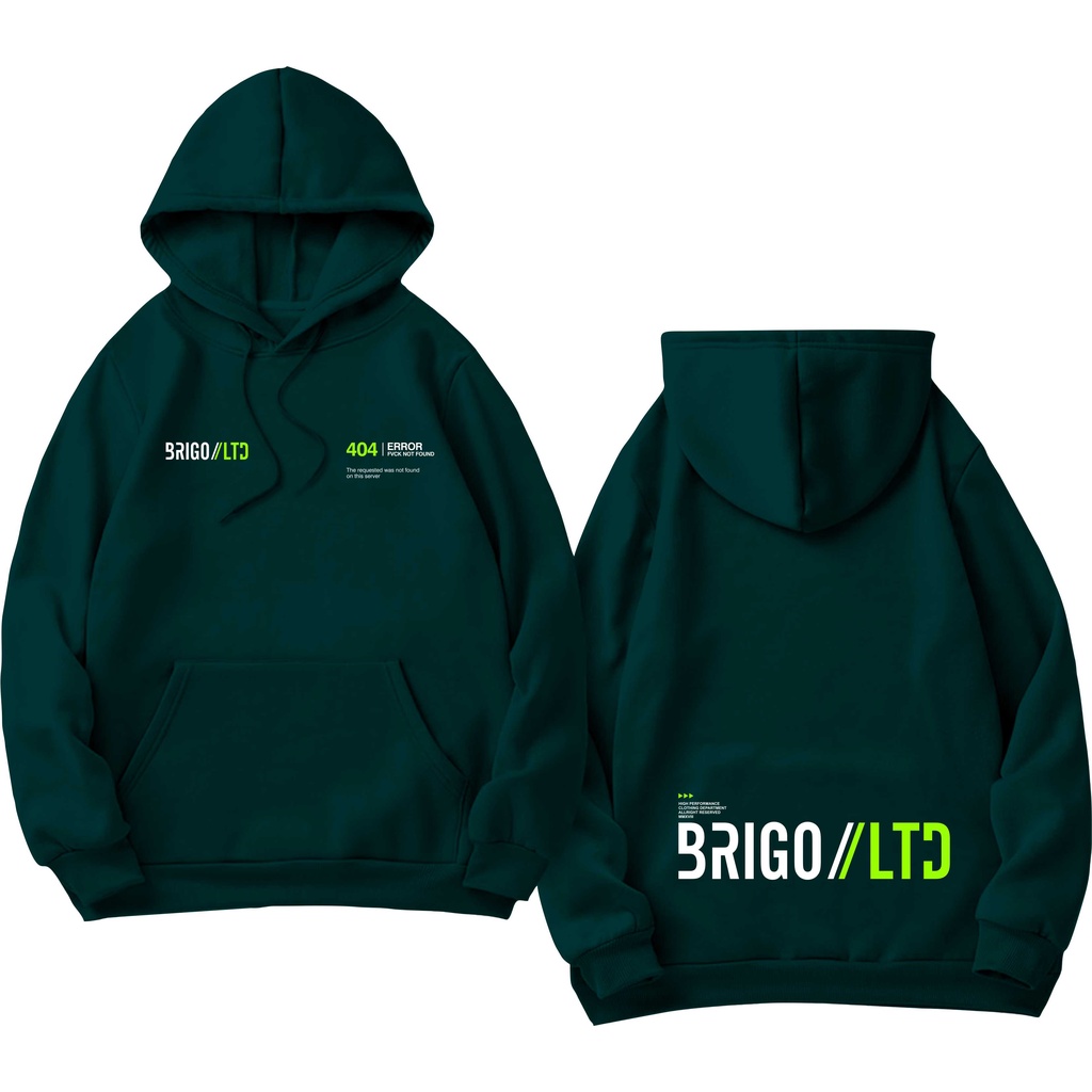 Sweater Hoodie BRIGO eror  404 Sablon DTF Fleece Cotton II BRIGO Jumper Hoodie eror  404 II M-XXL (Pria &amp; Wanita) Free stiker&amp;Gantungan Kunci