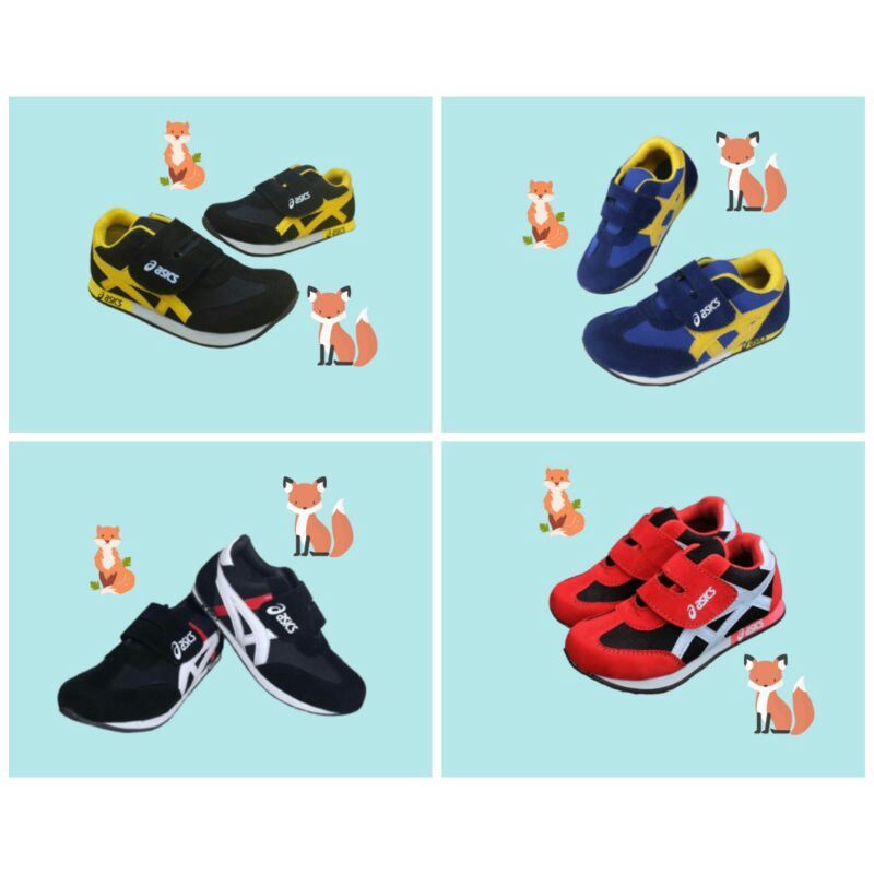 RS-Sepatu Sneakers Anak ASICSS Size 22-30+Dus