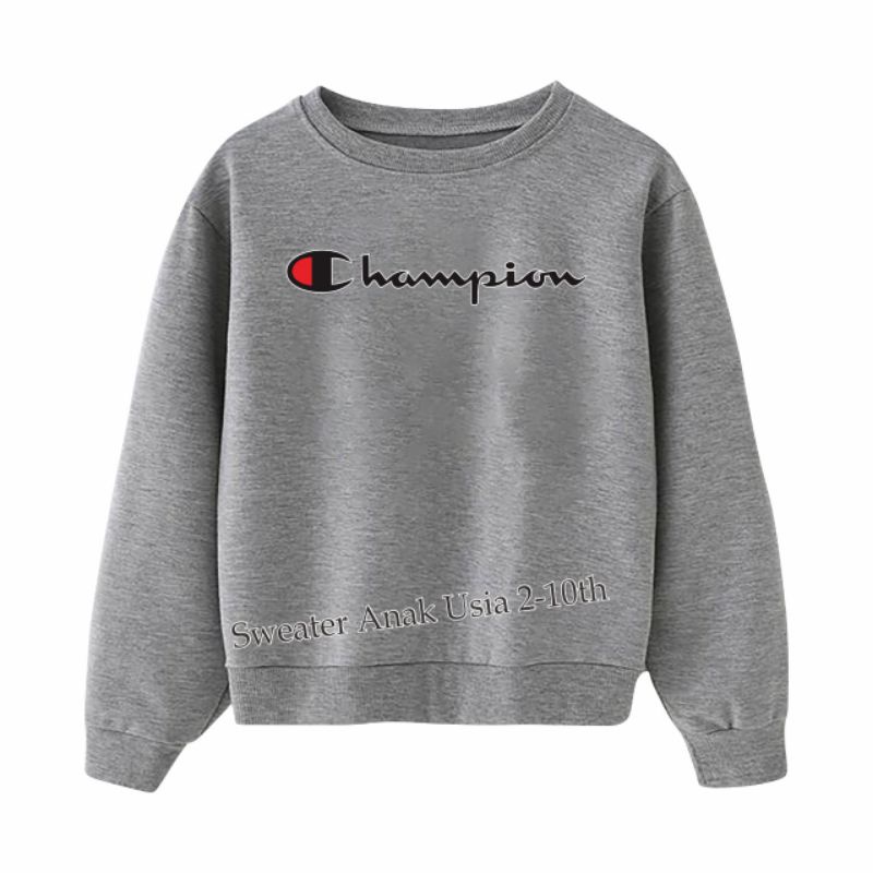 ((IB))SWEATER ANAK2 UNISEX/CH4MPION DIGITAL SABLON