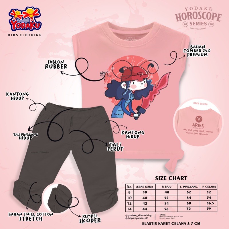 Set Horoskop Series Setelan Anak Yodaku