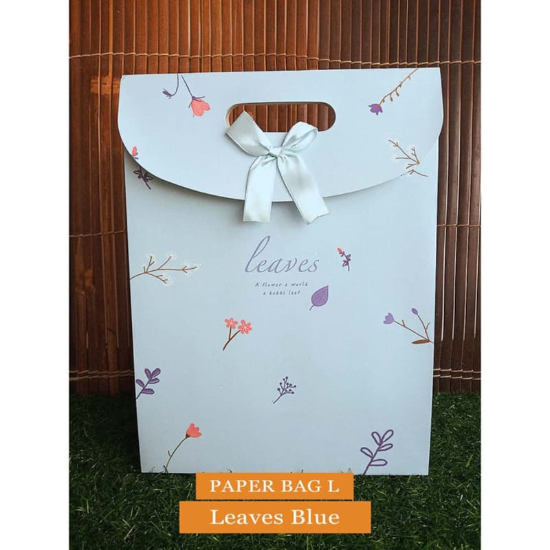 

Paper Bag Motif / Tas Kertas Kado / Tas Ulang tahun - L Leaves