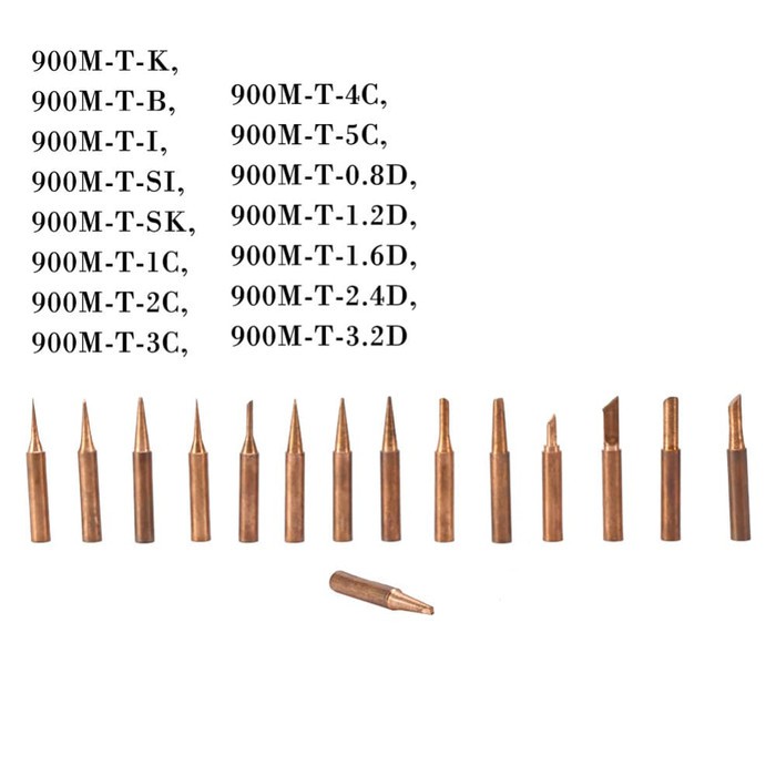 Mata Solder Station Set 15pc Full Tembaga 936,937,938,969,8586 *MS03