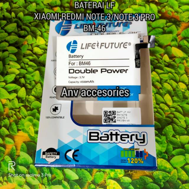 BATERAI LF DOUBLE POWER XIAOMI REDMI NOTE 3/NOTE 3 PRO