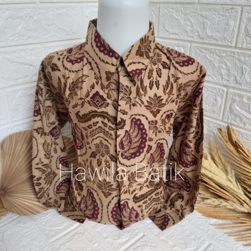 Batik Couple Ayah Anak Lapis Furing