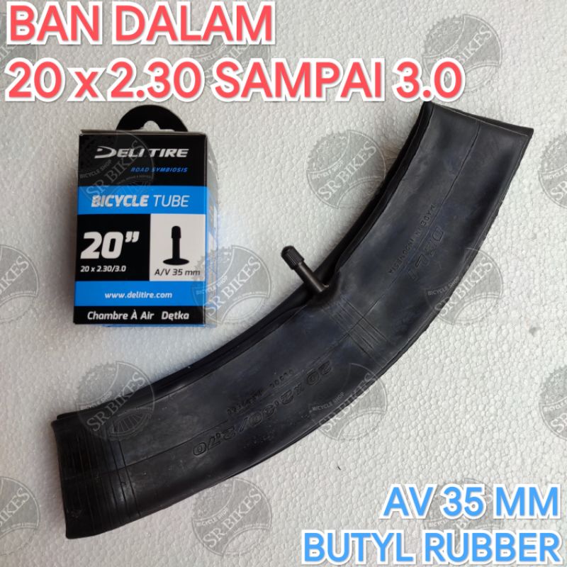 Ban Dalam 20 x 2.30 / 3.0  3.00 Sepeda BMX Listrik AV PENTIL MOTOR. DELI TIRE