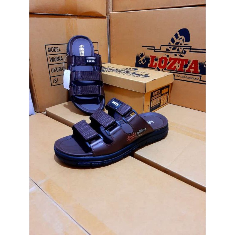 grosir sandal lozta puyu terlaris/grosir sepatu murah