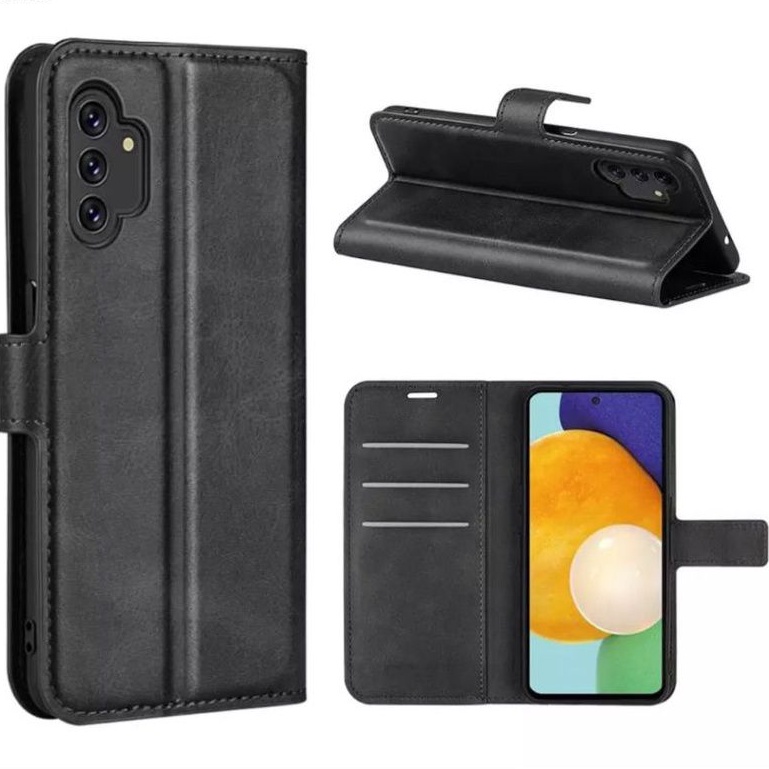 Samsung A32 5G Case Flip Cover Case Leather Wallet Sarung Samsung A32 5G.