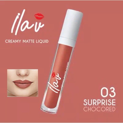 Ilav Creamy Matte Liquid SURPRISE : Chocored Original Lip Cream