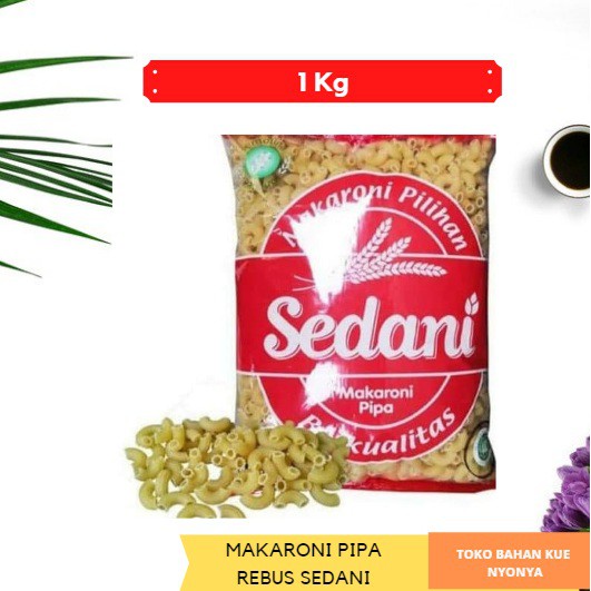 

Sedani Makaroni Rebus bentuk Pipa 1 KG