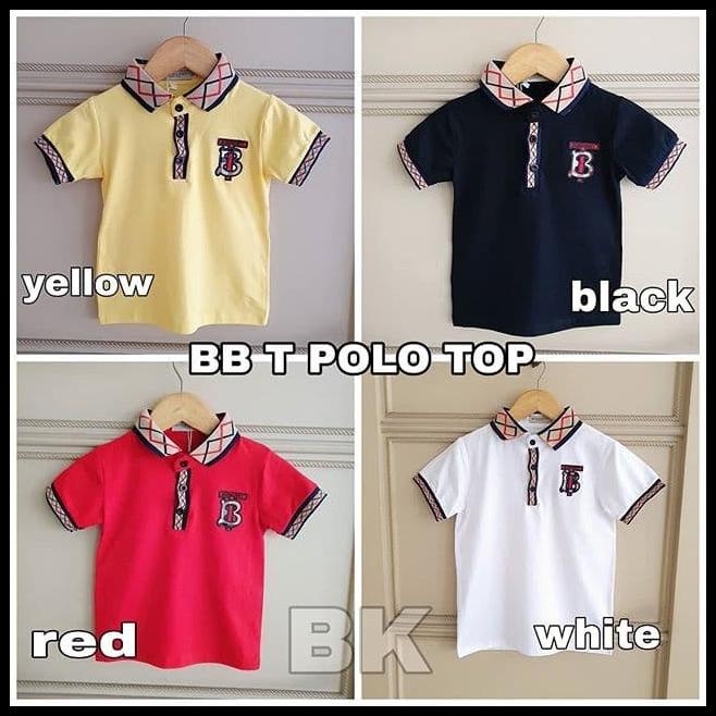 Bajukiddie Bberry T Polo Top Kaos Anak Laki Kerah Branded Merk Import
