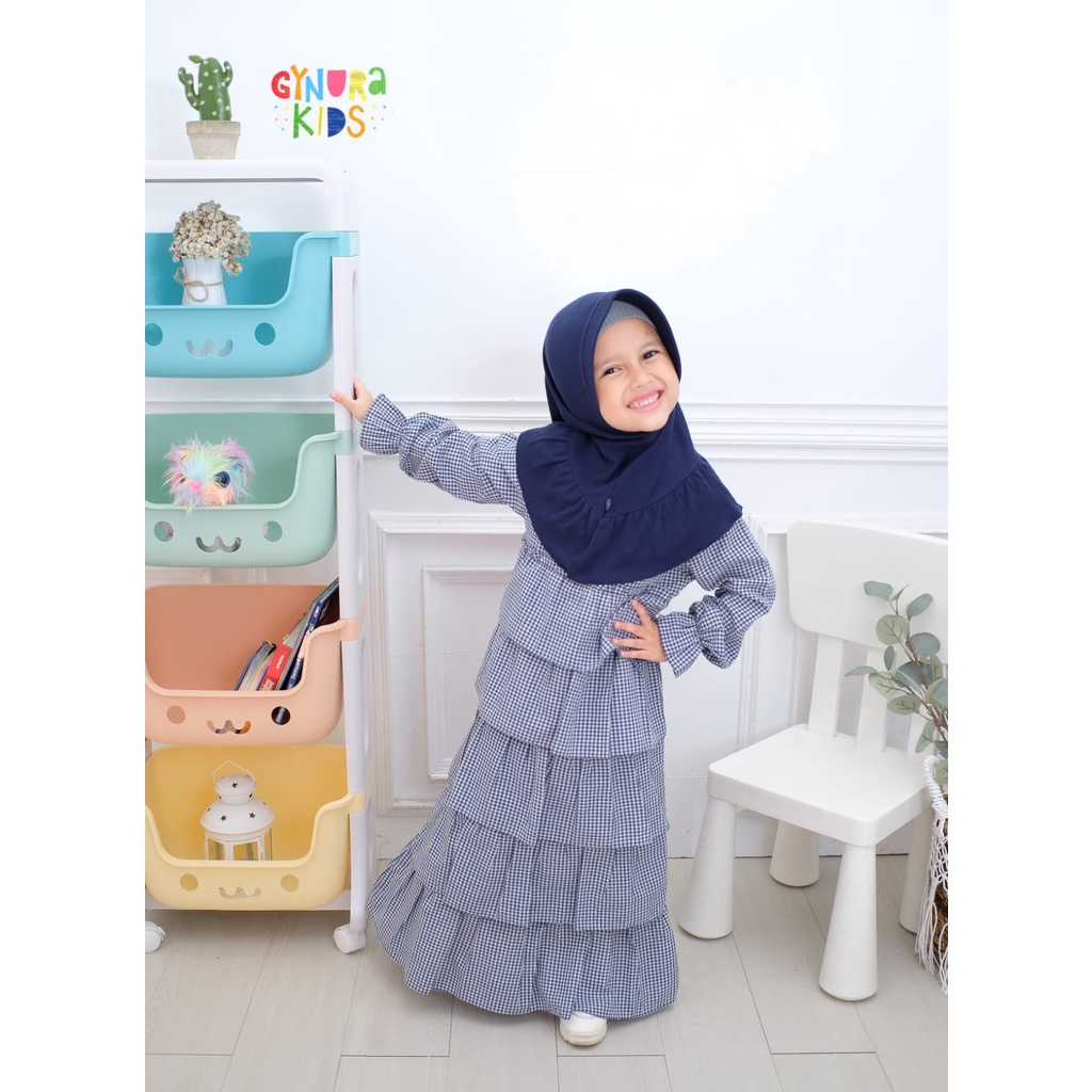 GAMIS ANAK PEREMPUAN REMAJA TANGGUNG TERBARU 2022 BAHAN KATUN NYAMAN DRESS GYNURA KIDS GR 02